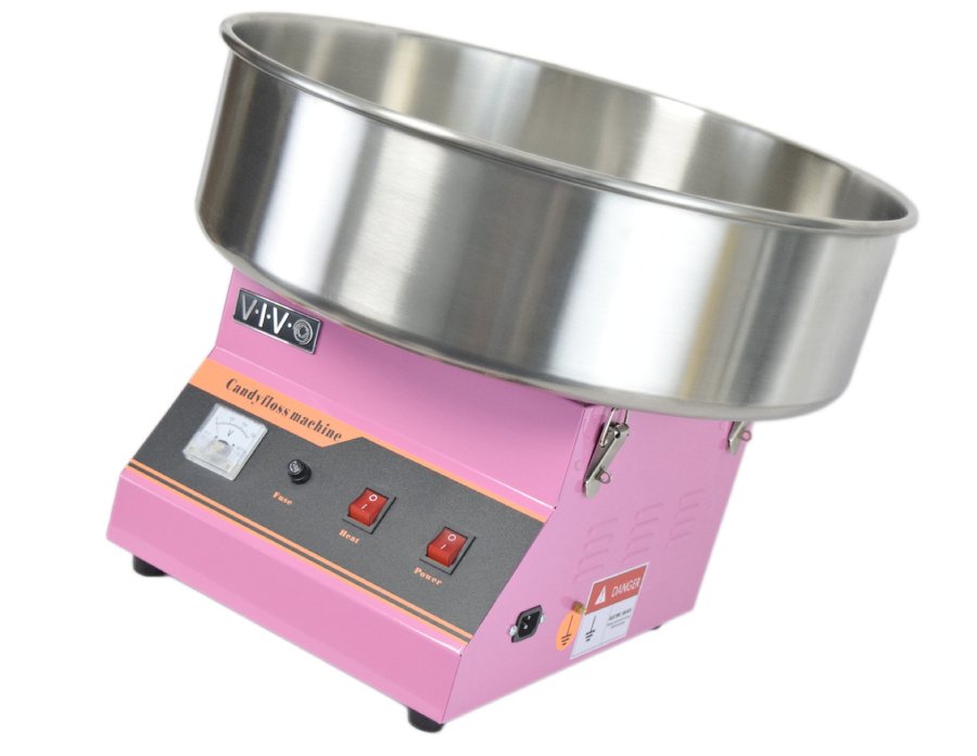 Electric Commercial Cotton Candy Machine/Candy Floss Maker Pink VIVO (CANDY-V001)